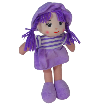 MUÑECA PECAS 25cm - MORADO