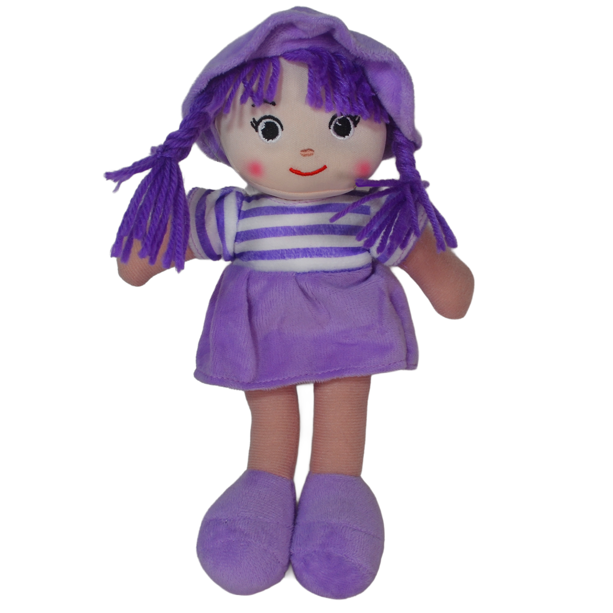 MUÑECA PECAS 25cm - MORADO