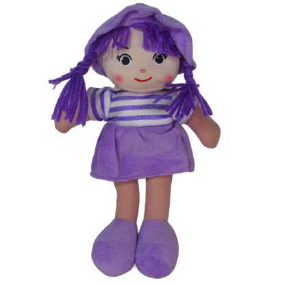 MUÑECA PECAS 25cm - MORADO