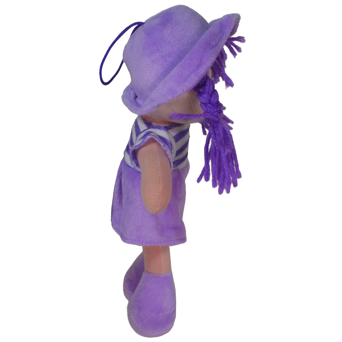 MUÑECA PECAS 25cm - MORADO