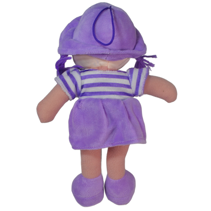 MUÑECA PECAS 25cm - MORADO