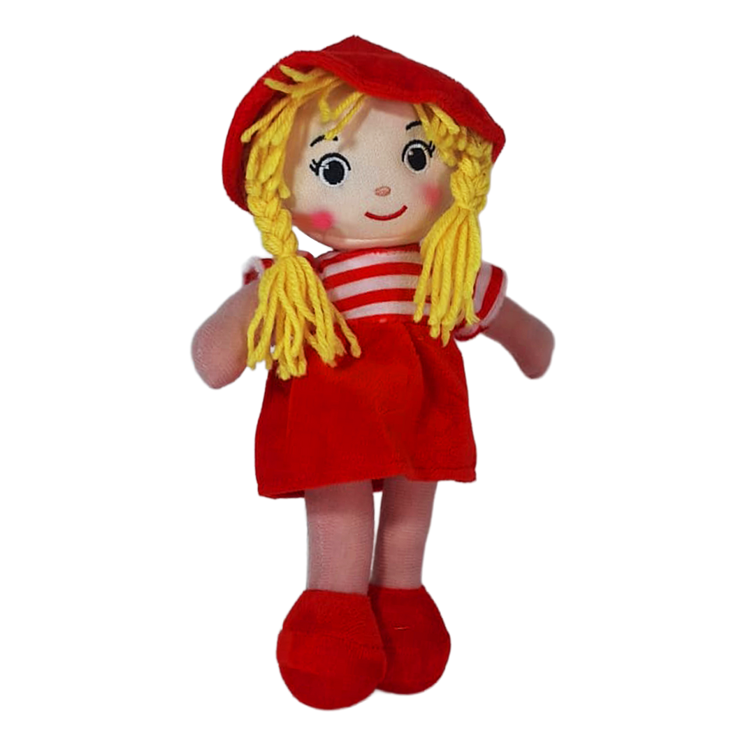 MUÑECA PECAS 25cm - ROJO