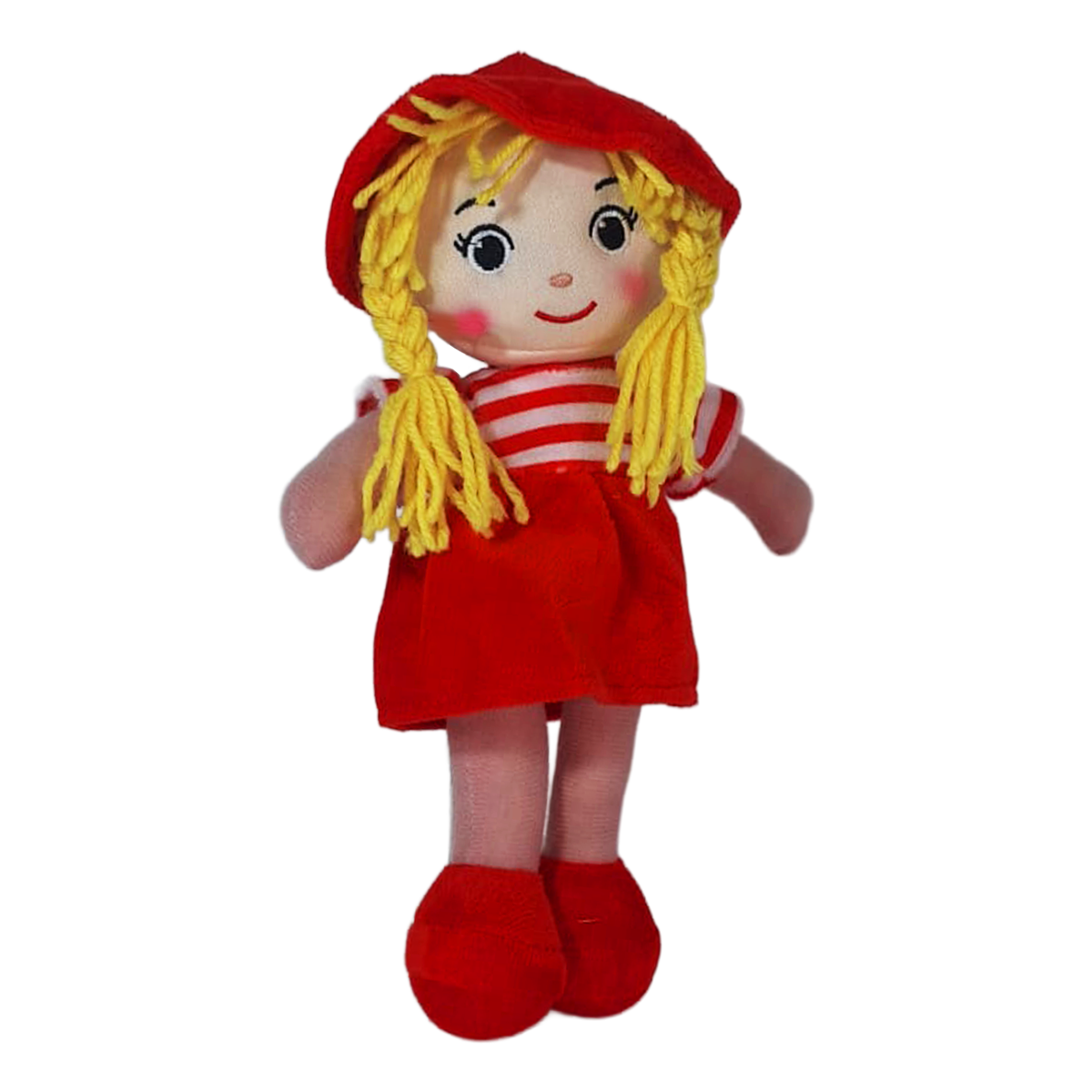 MUÑECA PECAS 25cm - ROJO