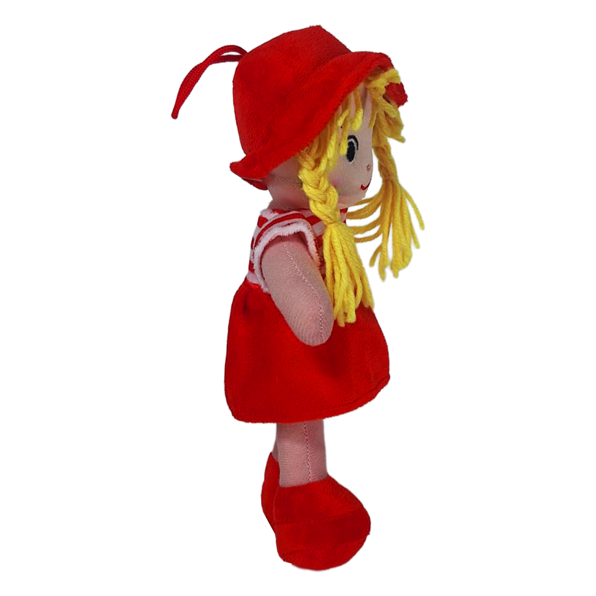 MUÑECA PECAS 25cm - ROJO