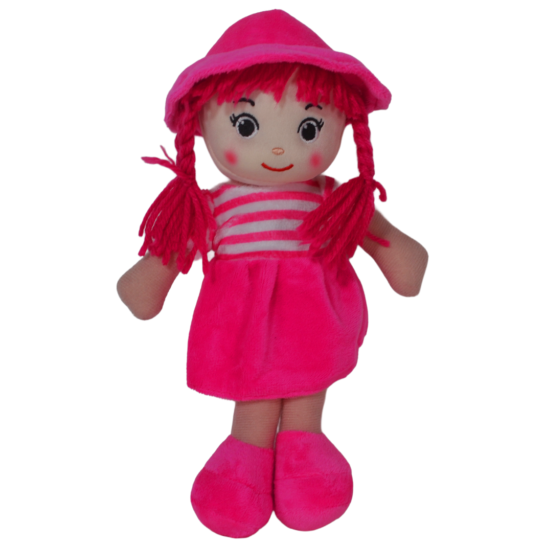 MUÑECA PECAS 25cm - ROSA OSCURO