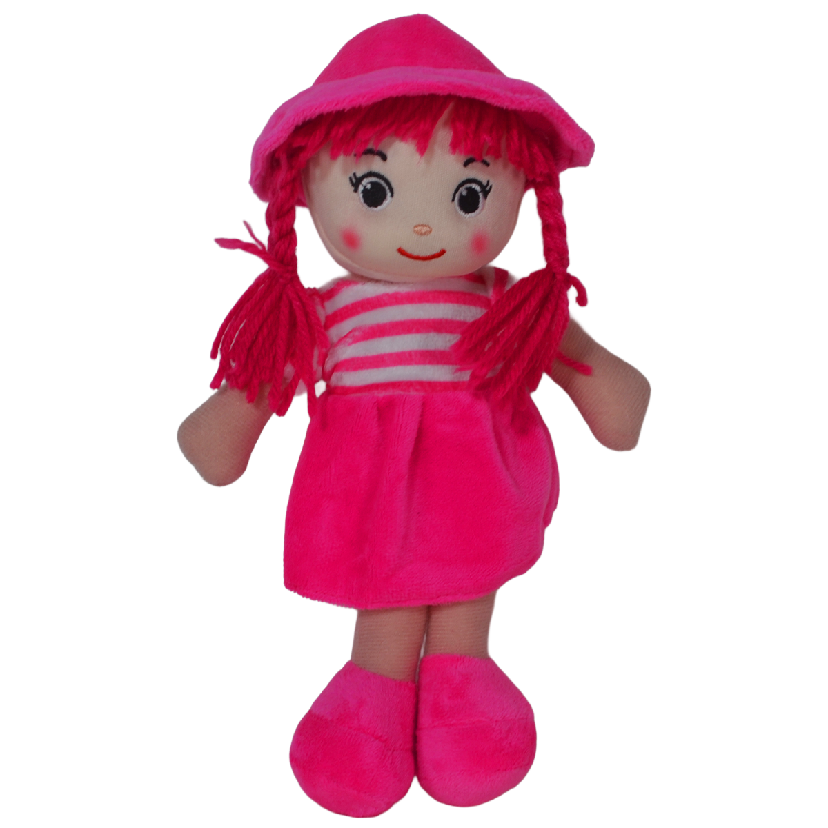 MUÑECA PECAS 25cm - ROSA OSCURO