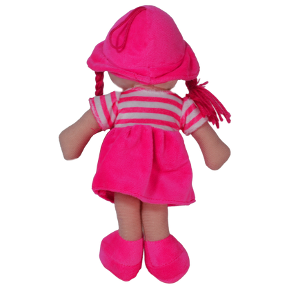 MUÑECA PECAS 25cm - ROSA OSCURO