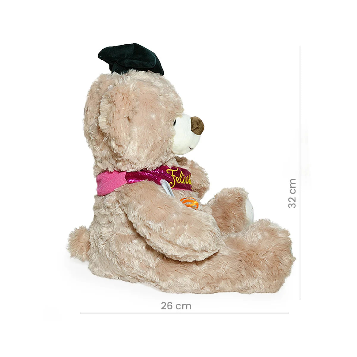 Oso de Peluche Graduado 30cm