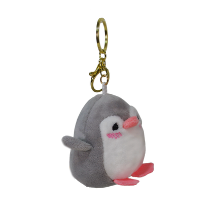 LLAVERO PINGÜINO 9cm - GRIS