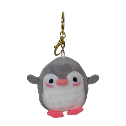 LLAVERO PINGÜINO 9cm - GRIS