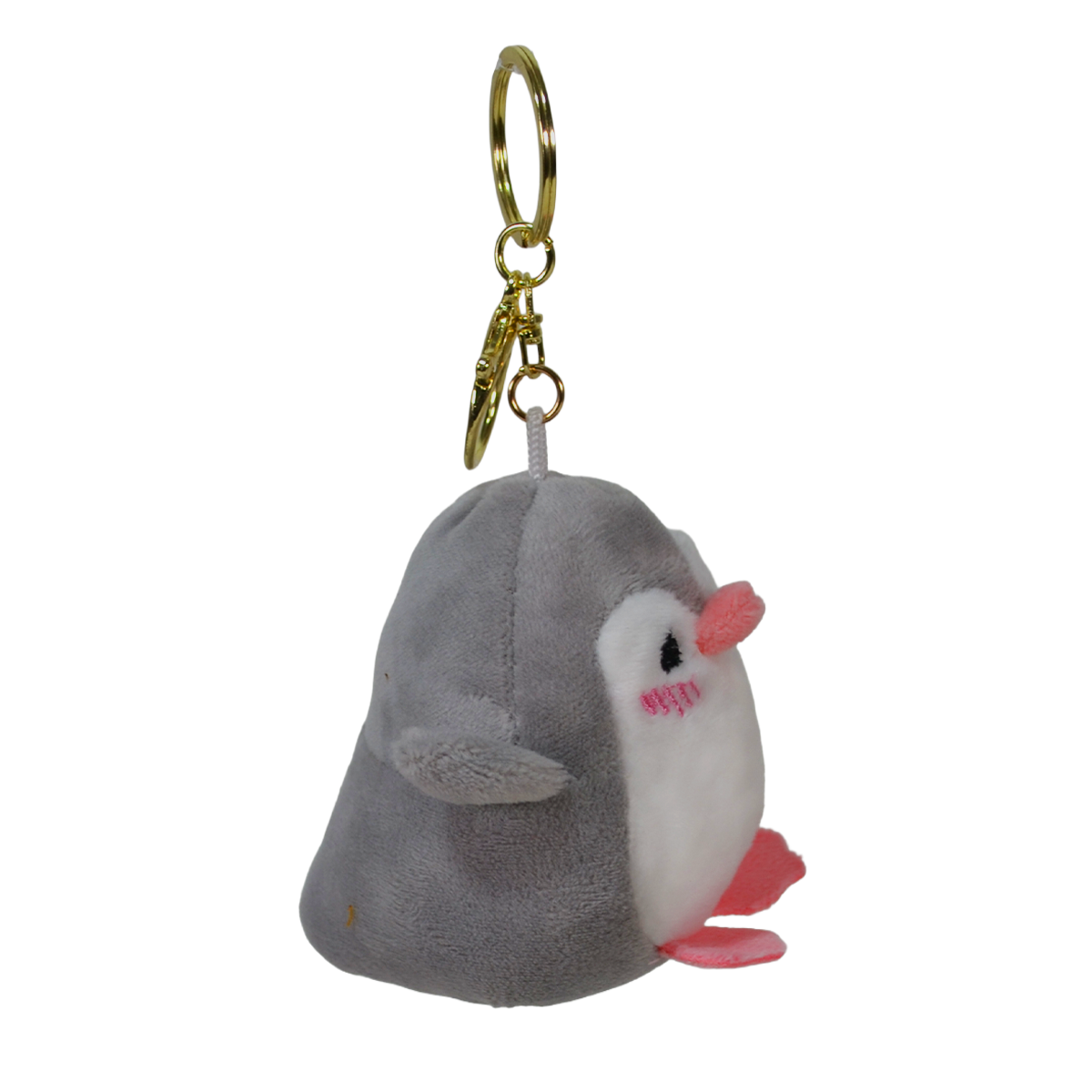 LLAVERO PINGÜINO 9cm - GRIS