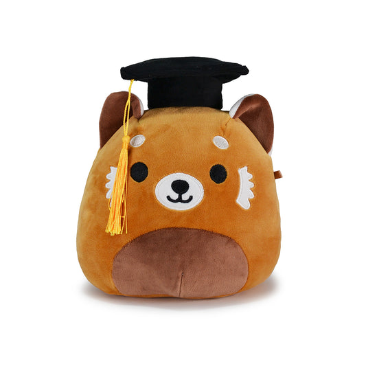 Paquete de peluches Mapache graduado con birrete