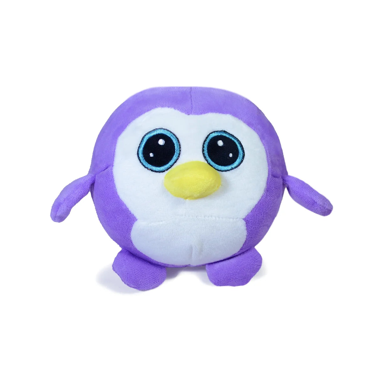Alcancía de peluche Pingüino 25 cm morado