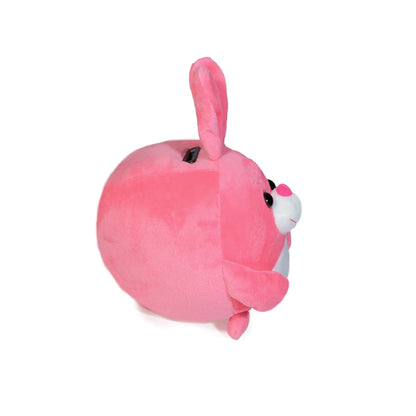 Alcancía de peluche Coneja 25 cm rosa