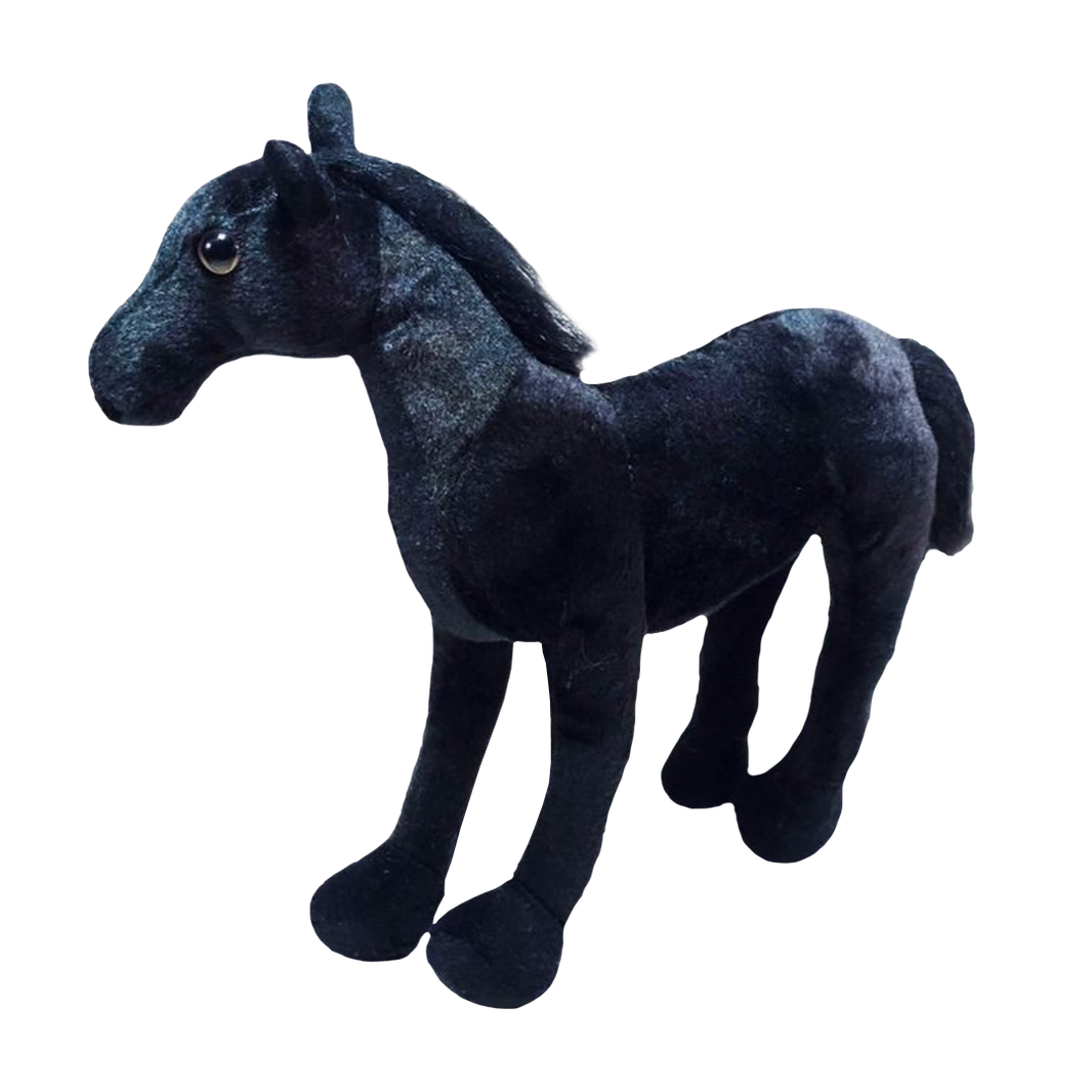 CABALLO AZABACHE 36CM - NEGRO
