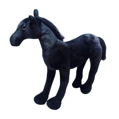 CABALLO AZABACHE 36CM - NEGRO