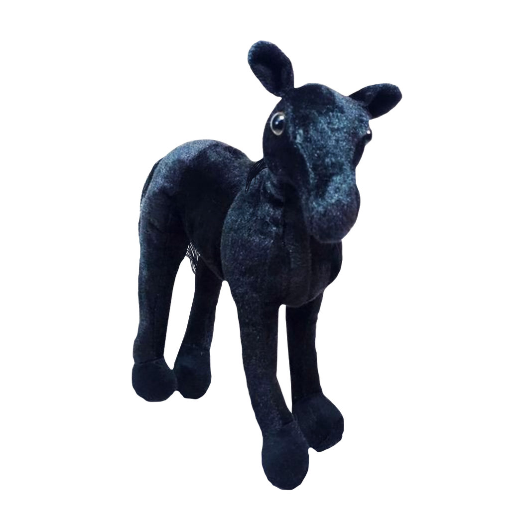 CABALLO AZABACHE 36CM - NEGRO