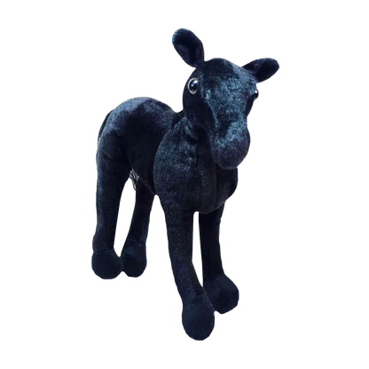 CABALLO AZABACHE 36CM - NEGRO