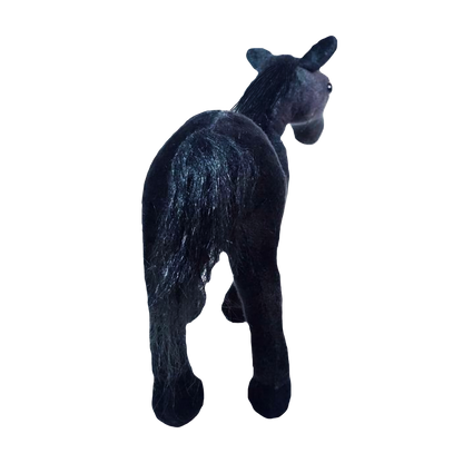 CABALLO AZABACHE 36CM - NEGRO