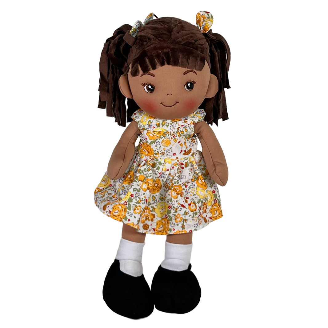 MUÑECA YUKI 35cm - AMARILLO
