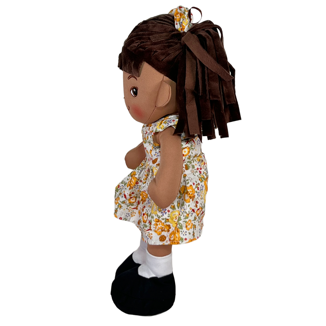 MUÑECA YUKI 35cm - AMARILLO