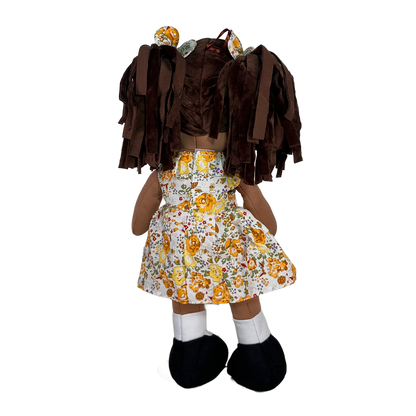 MUÑECA YUKI 35cm - AMARILLO