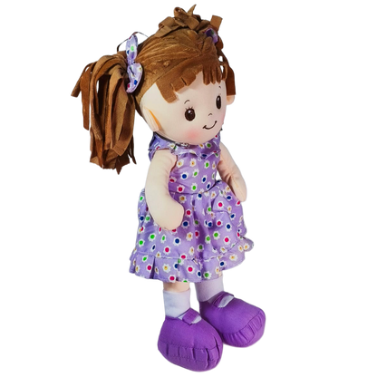 MUÑECA YUKI 35cm - MORADO