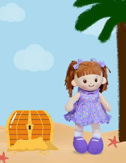 MUÑECA YUKI 35cm - MORADO