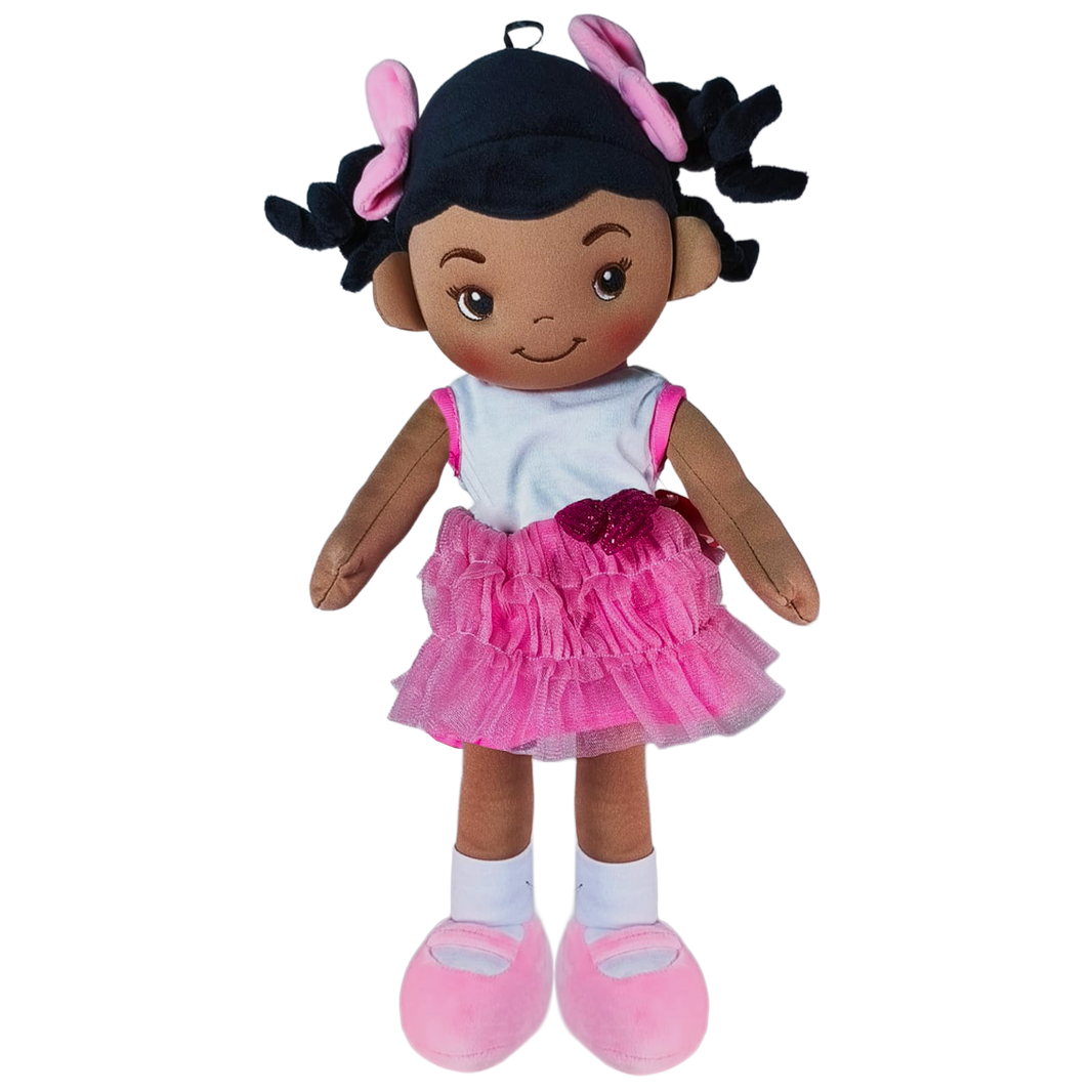 MUÑECA DULCE 45cm - CAFÉ