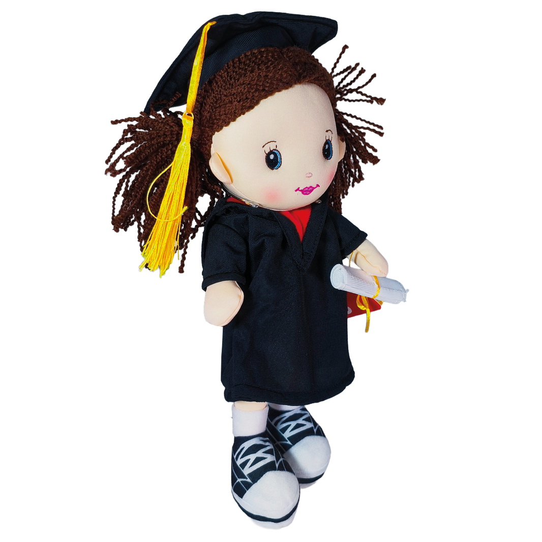 MUÑECA GRADUADA  - NEGRO 30CM