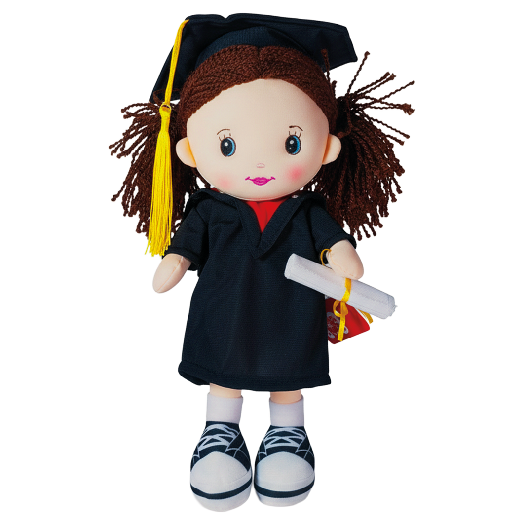 MUÑECA GRADUADA  - NEGRO 30CM