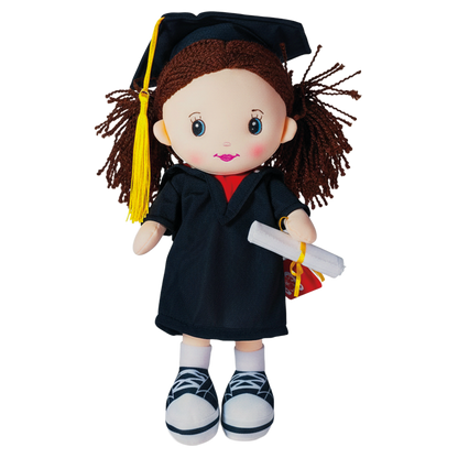 MUÑECA GRADUADA  - NEGRO 30CM