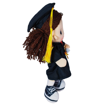 MUÑECA GRADUADA  - NEGRO 30CM