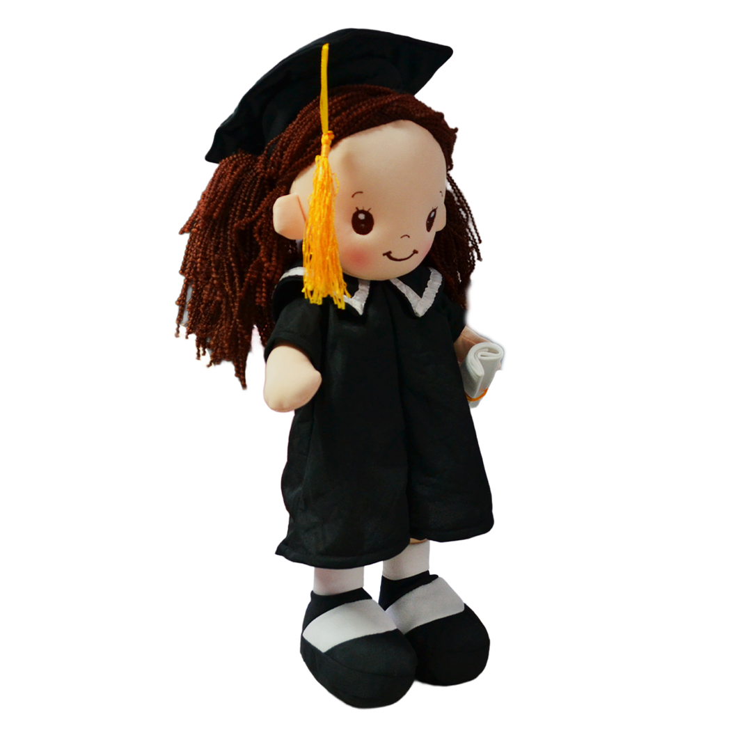 MUÑECA GRADUADA  - NEGRO 40 CM