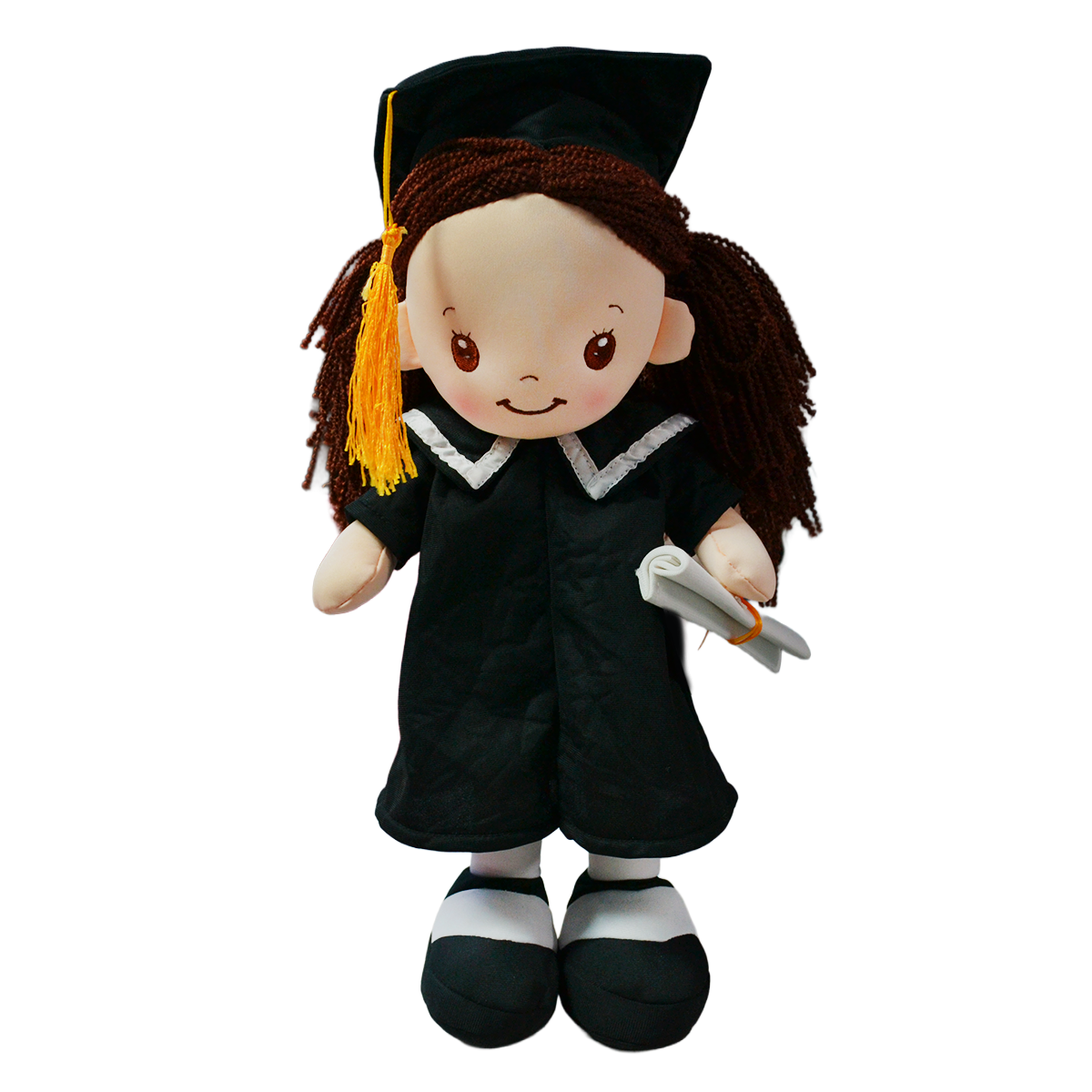 MUÑECA GRADUADA  - NEGRO 40 CM