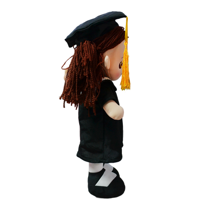 MUÑECA GRADUADA  - NEGRO 40 CM