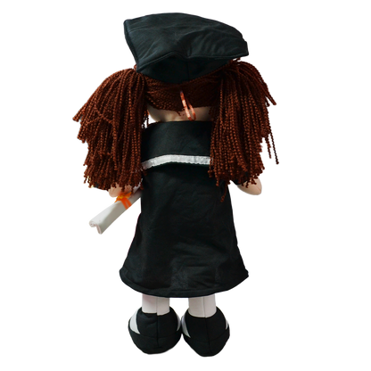 MUÑECA GRADUADA  - NEGRO 40 CM