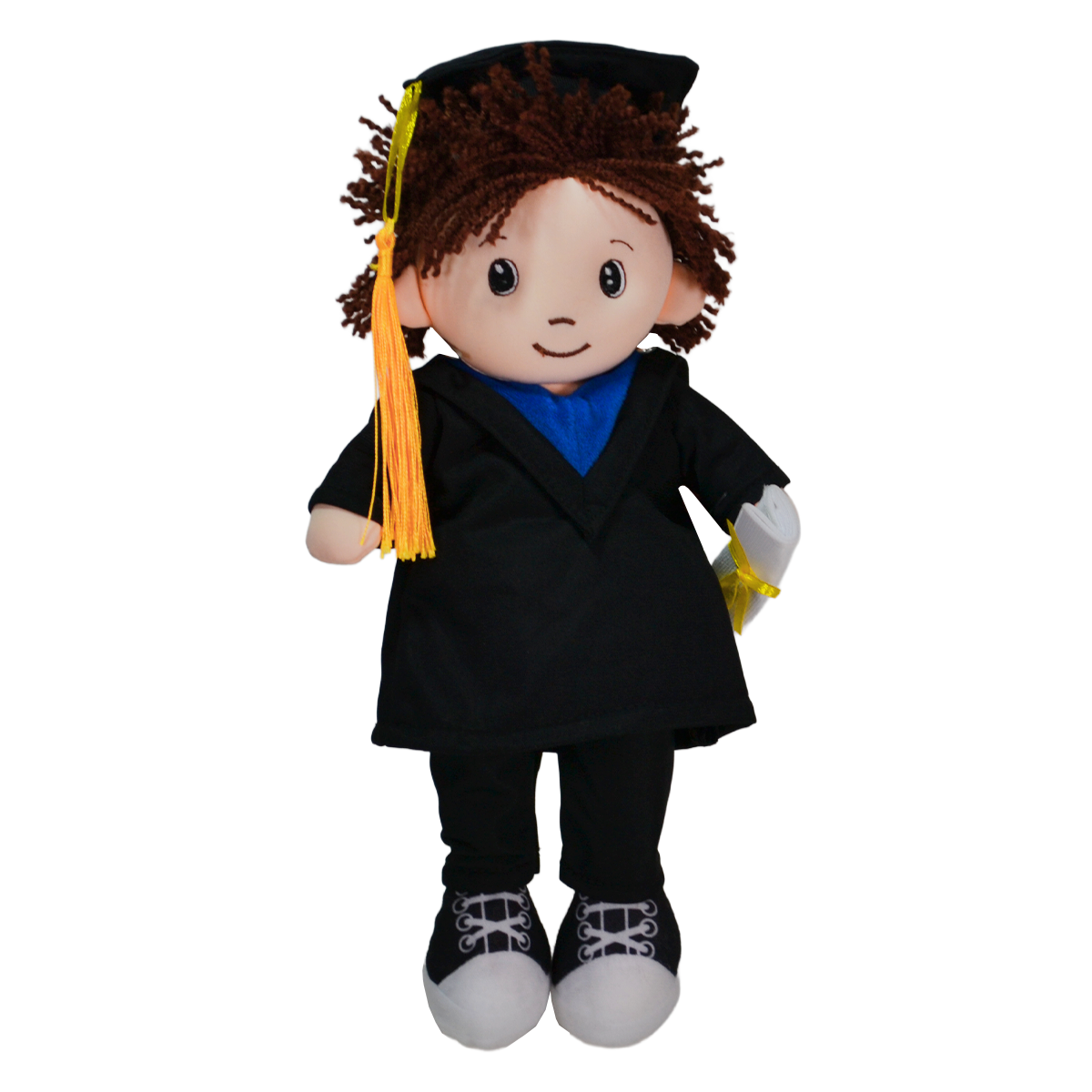 MUÑECO GRADUADO - NEGRO 30 CM