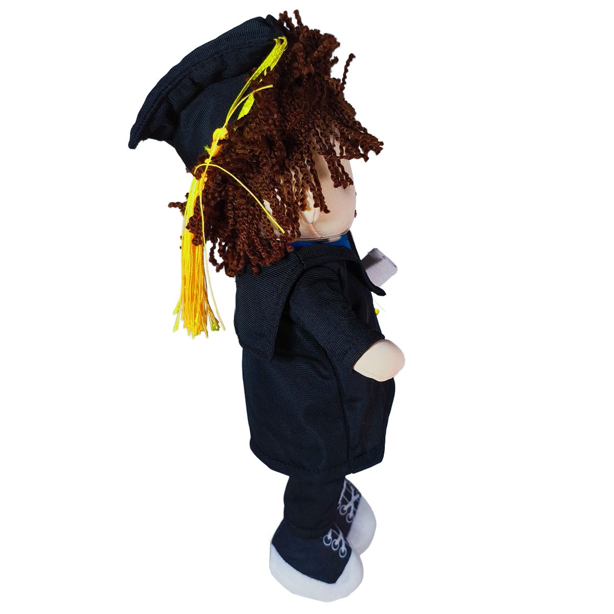 MUÑECO GRADUADO - NEGRO 30 CM