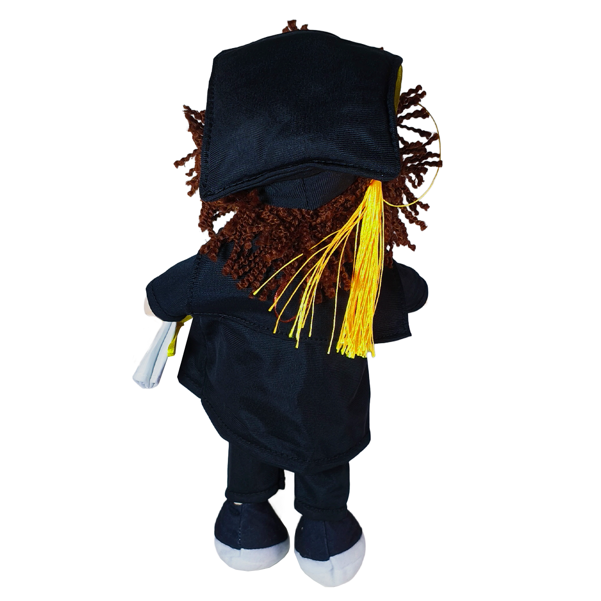 MUÑECO GRADUADO - NEGRO 30 CM