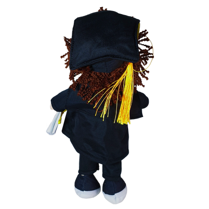 MUÑECO GRADUADO - NEGRO 30 CM