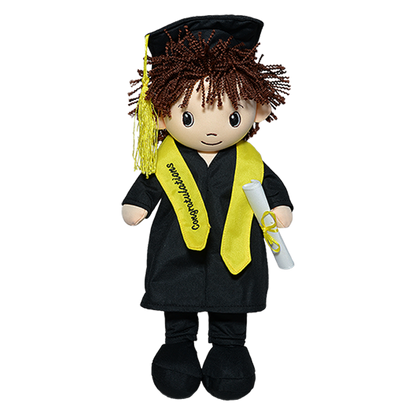 MUÑECO GRADUADO - NEGRO 40 CM