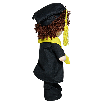 MUÑECO GRADUADO - NEGRO 40 CM
