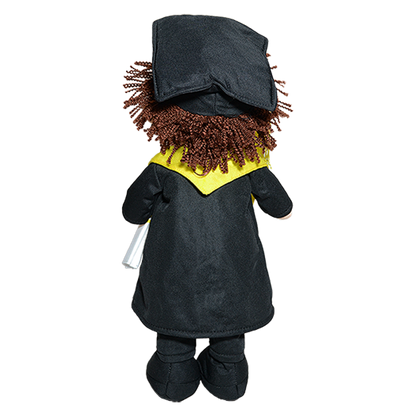 MUÑECO GRADUADO - NEGRO 40 CM
