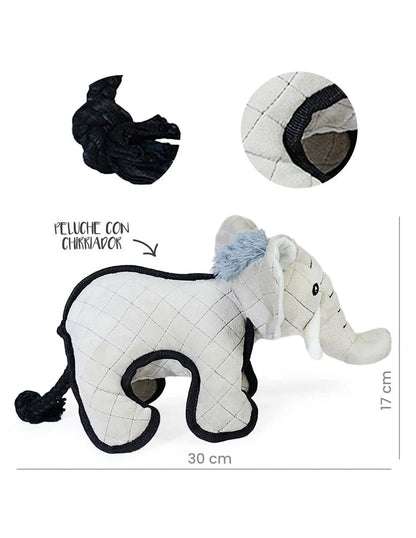 Elefante de Peluche para mascota 30 cm