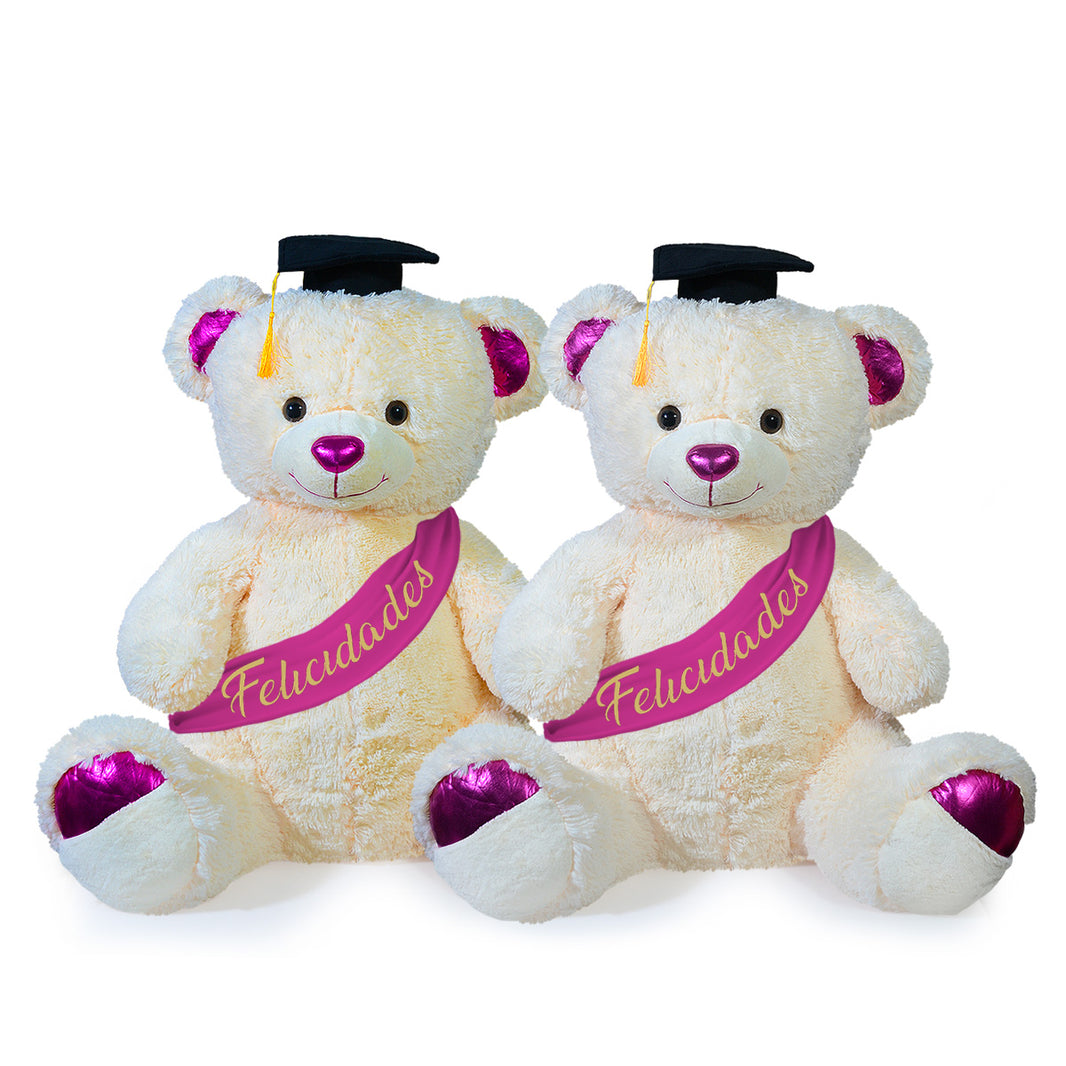 Paquete de peluches Oso Graduado 2 piezas