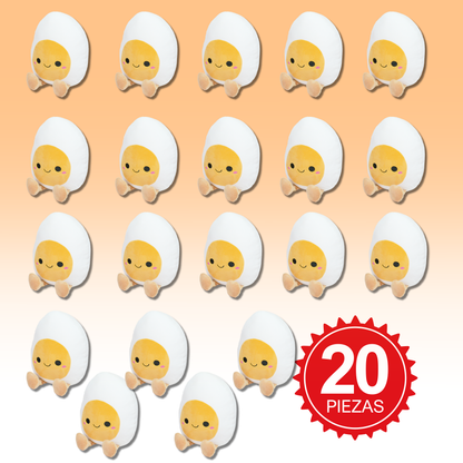 Kit 20 Piezas – Huevito Cocido 22 cm Amarillo