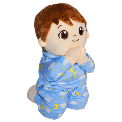 MUÑECO REZADOR 20cm - AZUL