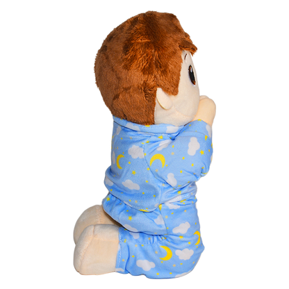 MUÑECO REZADOR 20cm - AZUL
