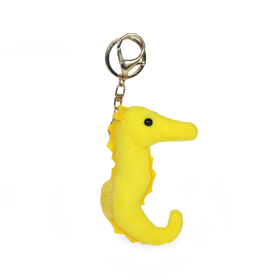 LLAVERO HIPOCAMPO 12cm - AMARILLO